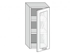 19.40.3 Шкаф настенный (h=913) на 400мм с 1-ой стекл. дверцей в Березниках - berezniki.magazinmebel.ru | фото