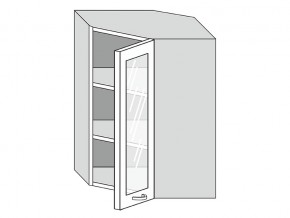 19.60.3у Шкаф настенный (h=913) угловой на 600мм со стекл. дверцей в Березниках - berezniki.magazinmebel.ru | фото
