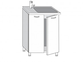 2.60.2мн Шкаф-стол на 600мм под накладную мойку с 2-мя дверцами в Березниках - berezniki.magazinmebel.ru | фото
