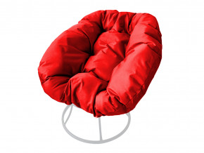 Кресло Пончик без ротанга красная подушка в Березниках - berezniki.magazinmebel.ru | фото