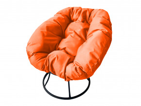 Кресло Пончик без ротанга оранжевая подушка в Березниках - berezniki.magazinmebel.ru | фото