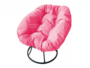 Кресло Пончик без ротанга розовая подушка в Березниках - berezniki.magazinmebel.ru | фото