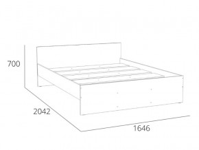 Кровать 1600 НМ 011.53 Симпл Белый Фасадный в Березниках - berezniki.magazinmebel.ru | фото - изображение 4
