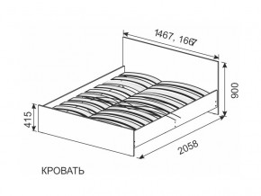 Кровать 1600х2000 ортопедическое основание в Березниках - berezniki.magazinmebel.ru | фото