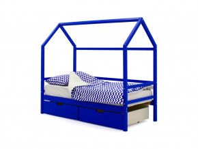 Кровать-домик Svogen с ящиками синий в Березниках - berezniki.magazinmebel.ru | фото