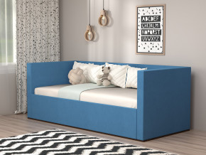 Кровать мягкая с подъёмным механизмом арт. 030 синий в Березниках - berezniki.magazinmebel.ru | фото
