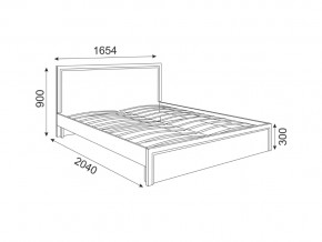 Кровать с основанием Беатрис мод 7 Орех гепланкт в Березниках - berezniki.magazinmebel.ru | фото - изображение 2