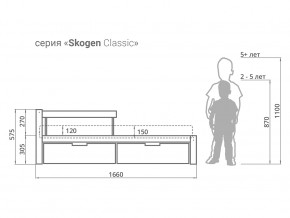 Кровать Svogen classic с ящиками и бортиком натура без покрытия в Березниках - berezniki.magazinmebel.ru | фото - изображение 2