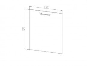 П 60 Комплект для посудомоечной машины 600 мм (цоколь + фасад) ЛДСП в Березниках - berezniki.magazinmebel.ru | фото